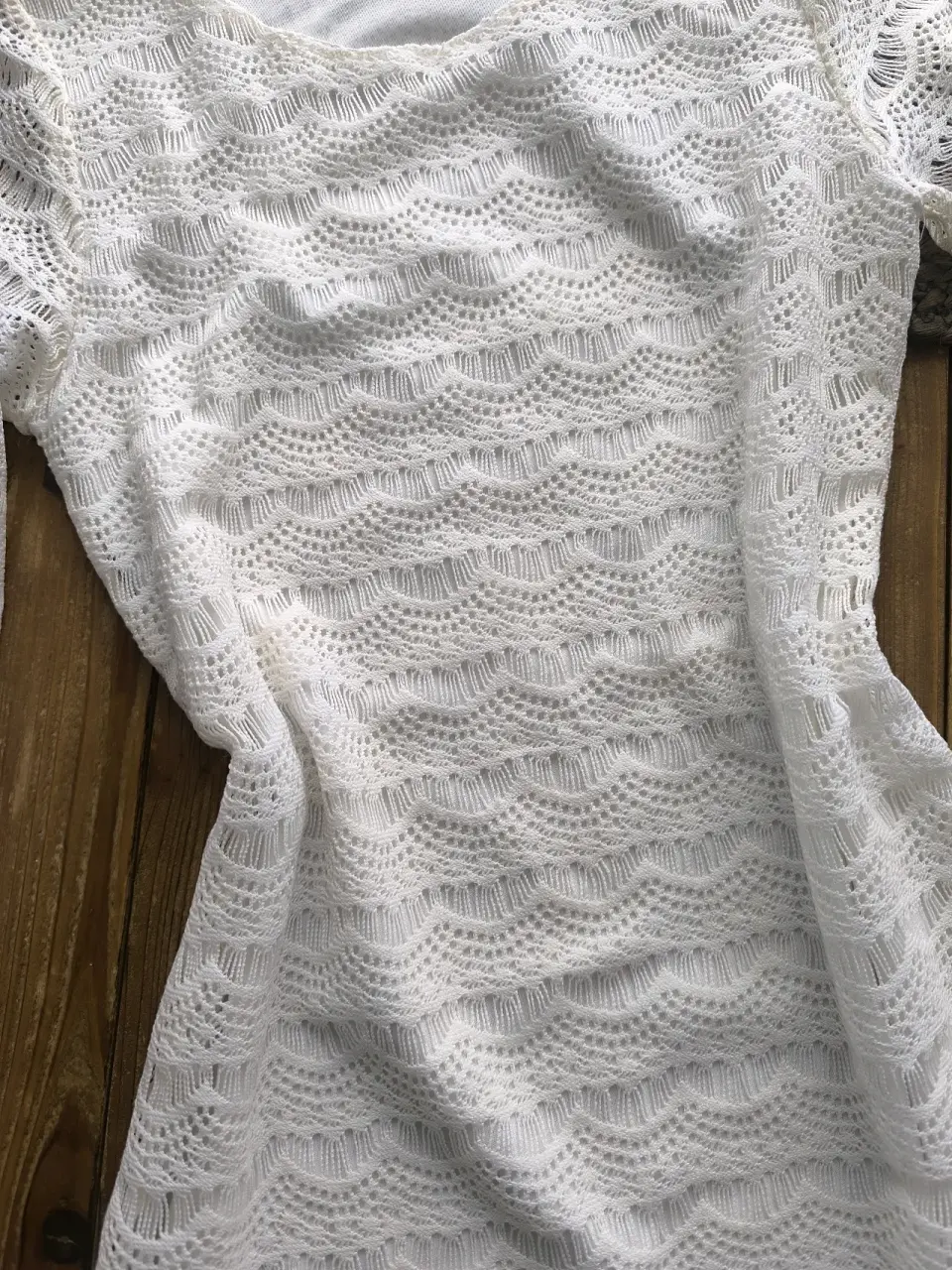 Vestido encaje blanco - miniatura 2