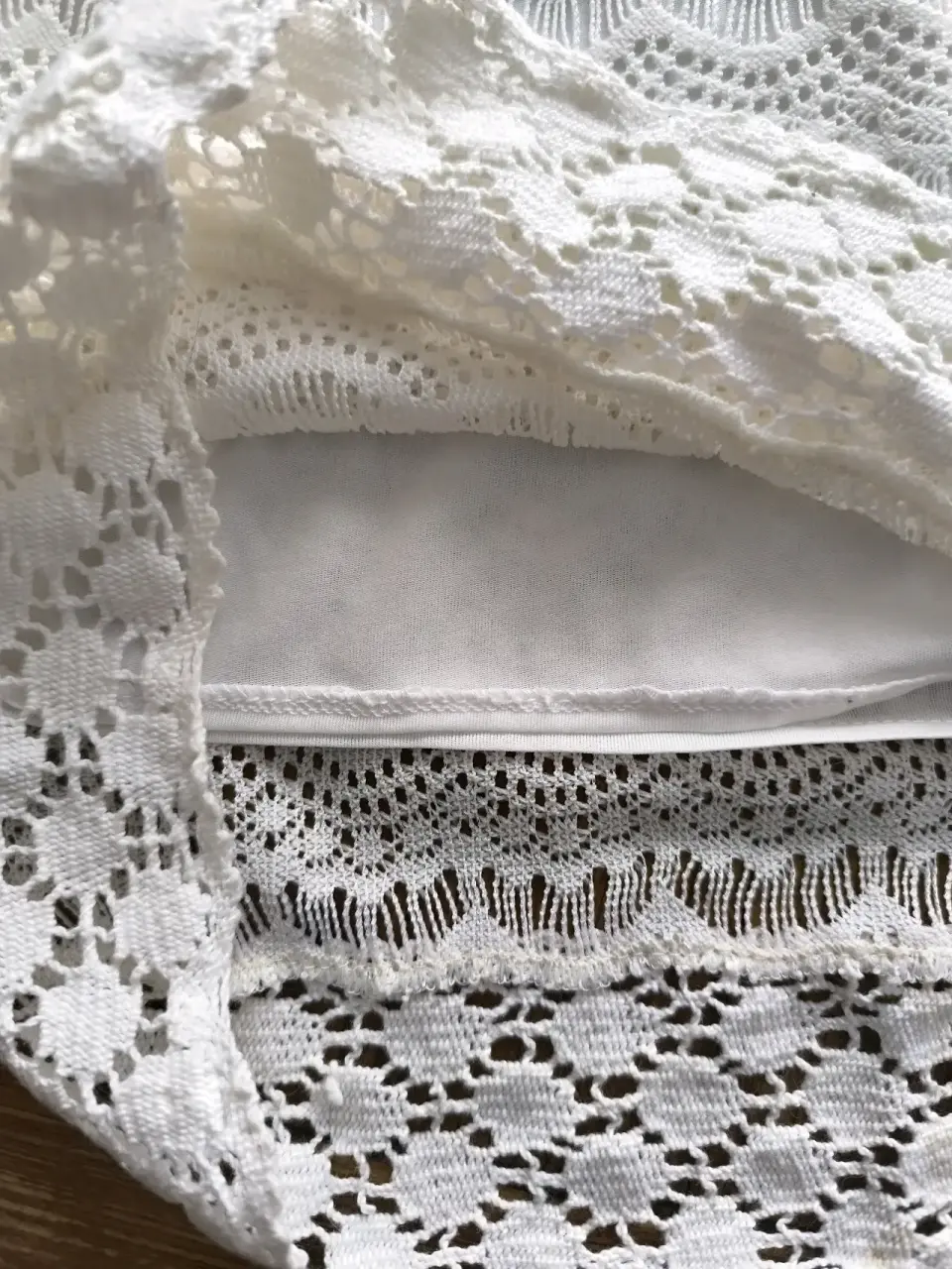 Vestido encaje blanco - miniatura 5