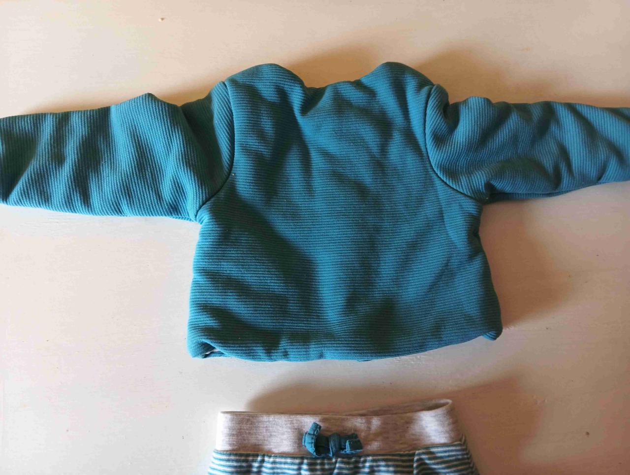 Conjunto bebé azul y blanco - miniatura 4