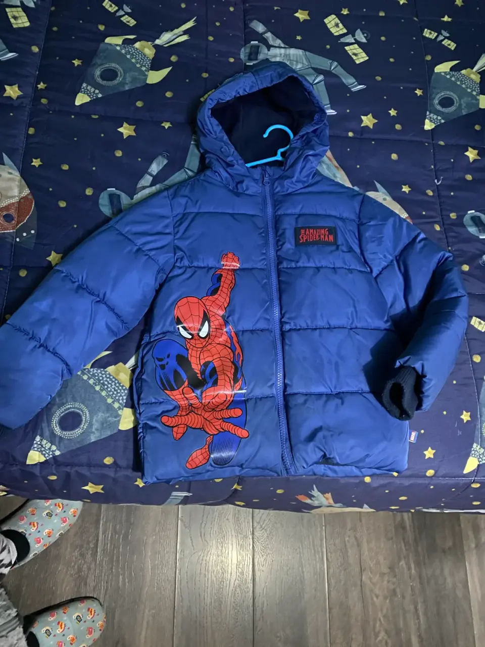 Chaqueta azul de Spider-Man