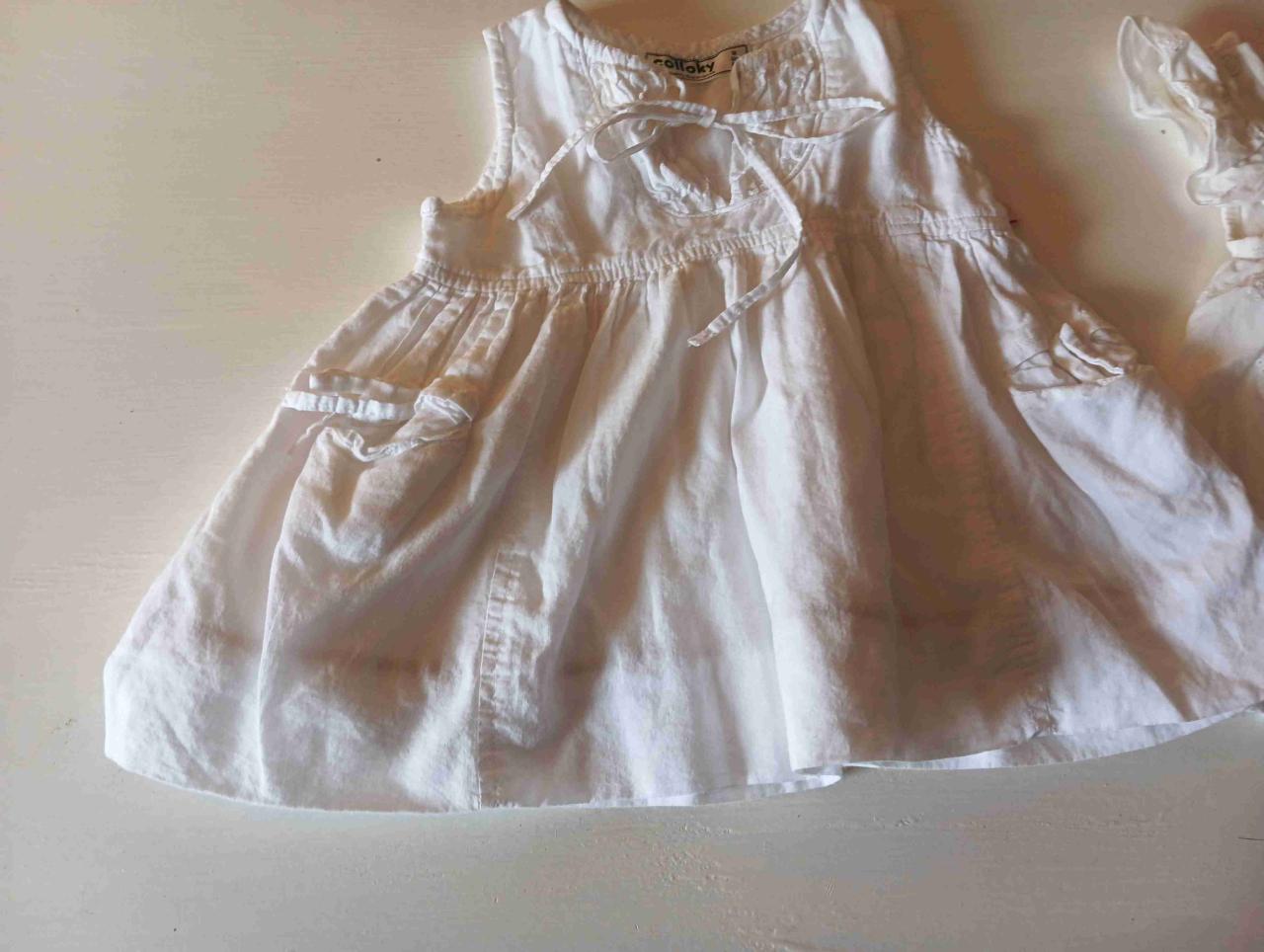 Pack Vestidos blancos para bebé - miniatura 2