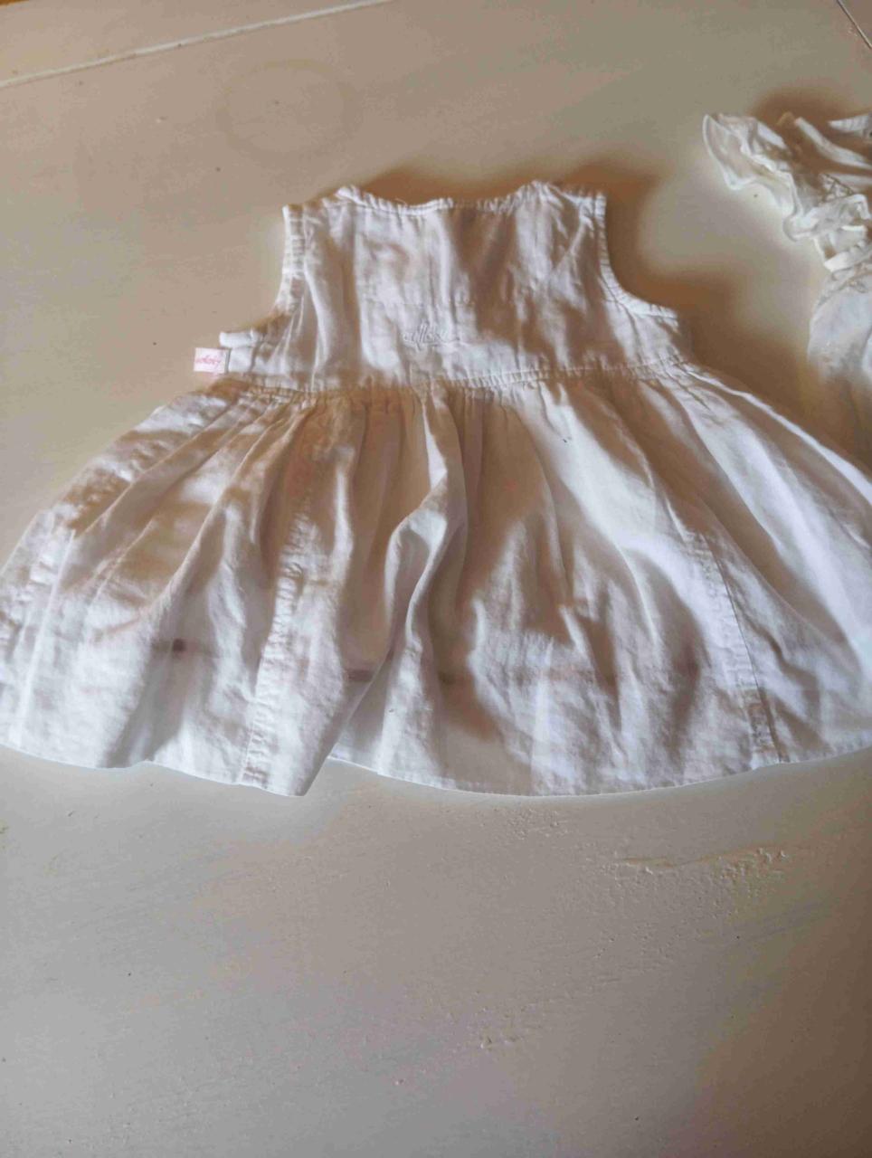 Pack Vestidos blancos para bebé - miniatura 3