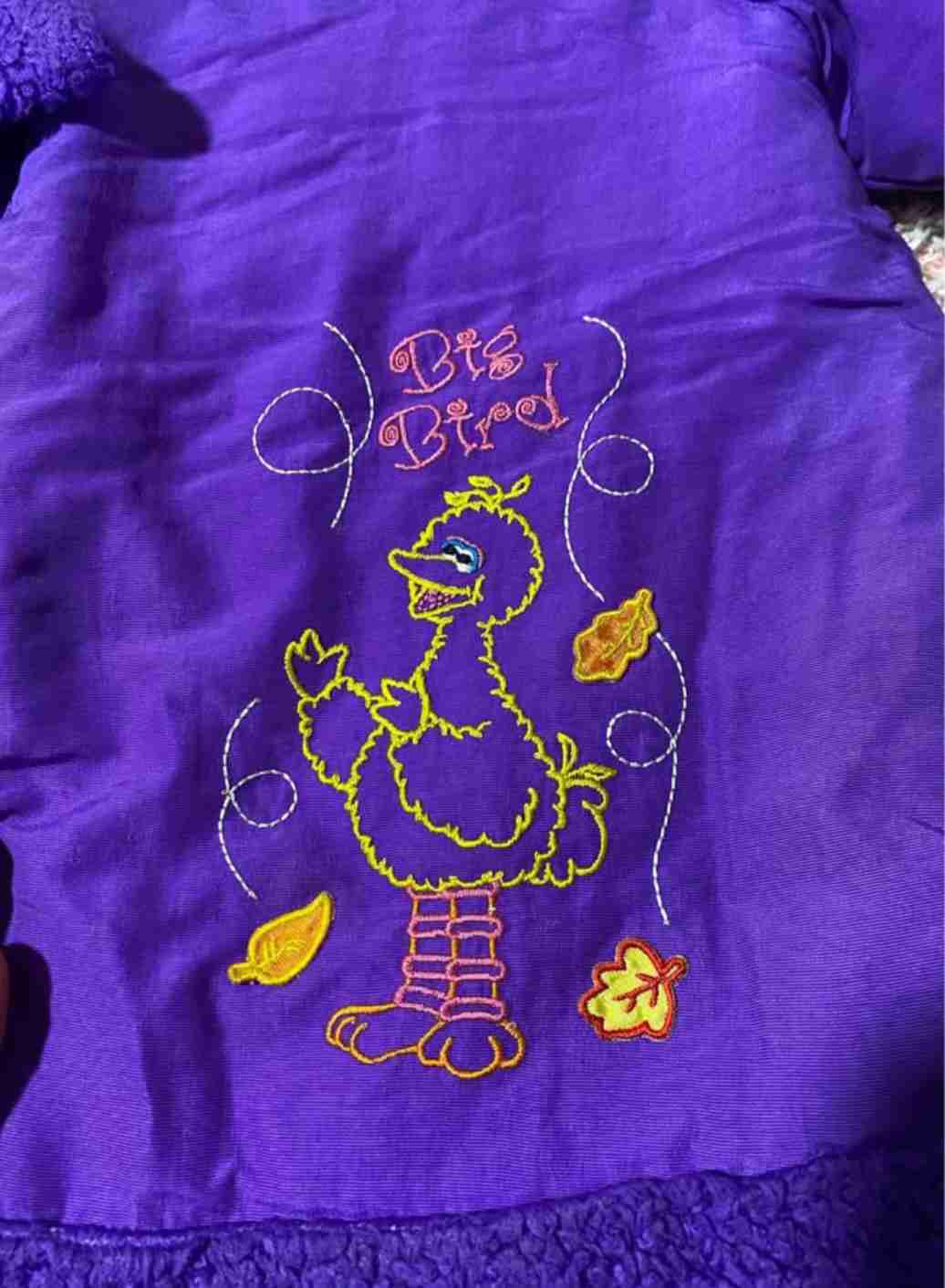 Chaqueta infantil Big Bird morada - miniatura 3