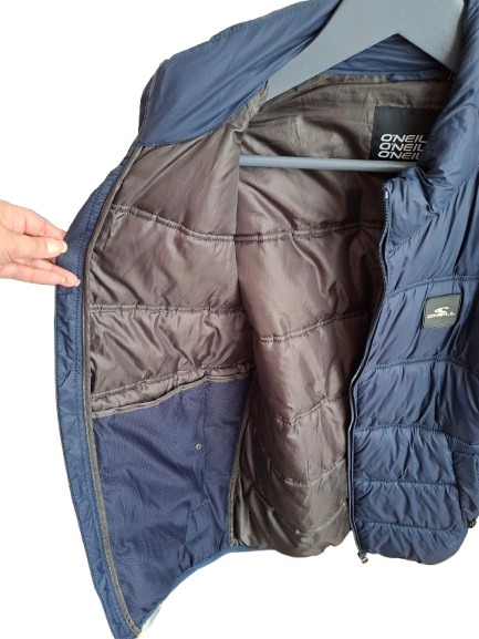 Chaqueta Acolchada Azul Marino - miniatura 2