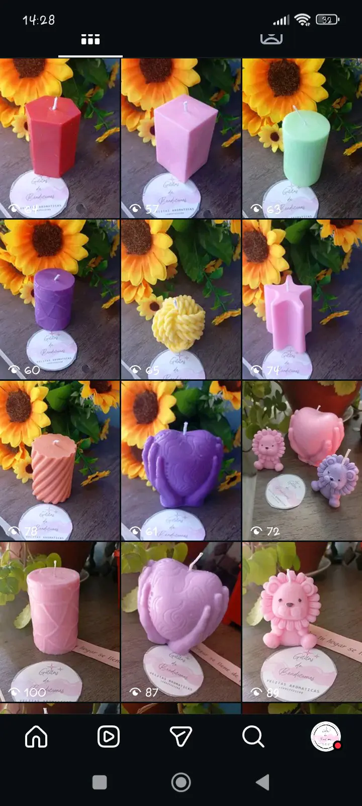 Velas aromáticas artesanales decorativas - miniatura 2