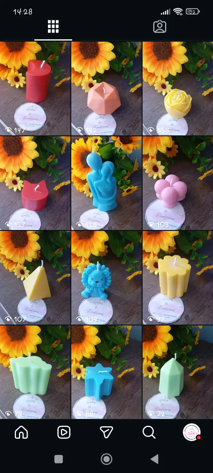 Velas aromáticas artesanales decorativas - miniatura 3