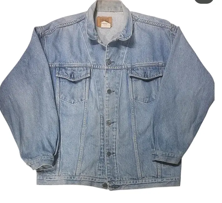 Chaqueta jeans azul claro - miniatura 1