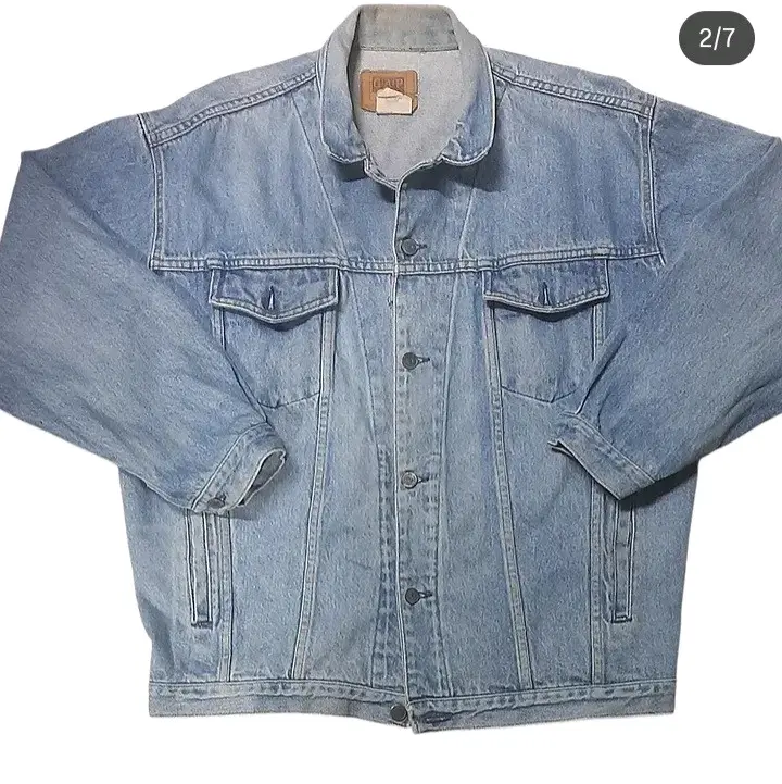 Chaqueta jeans azul claro - miniatura 2