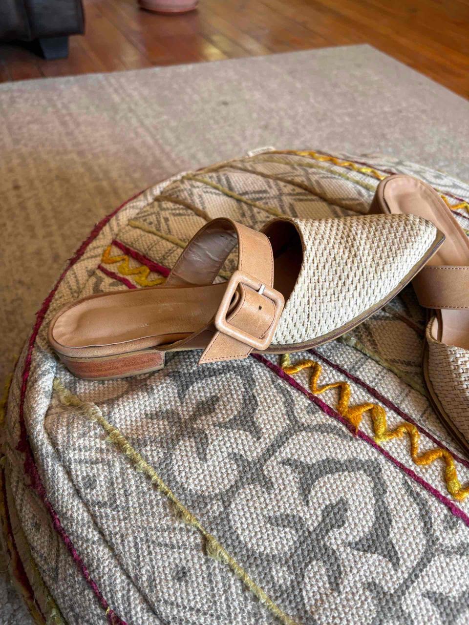 Zapatos planos tejidos beige - miniatura 2