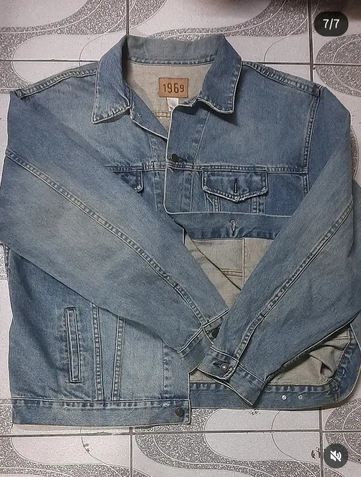 Chaqueta de mezclilla azul - miniatura 6