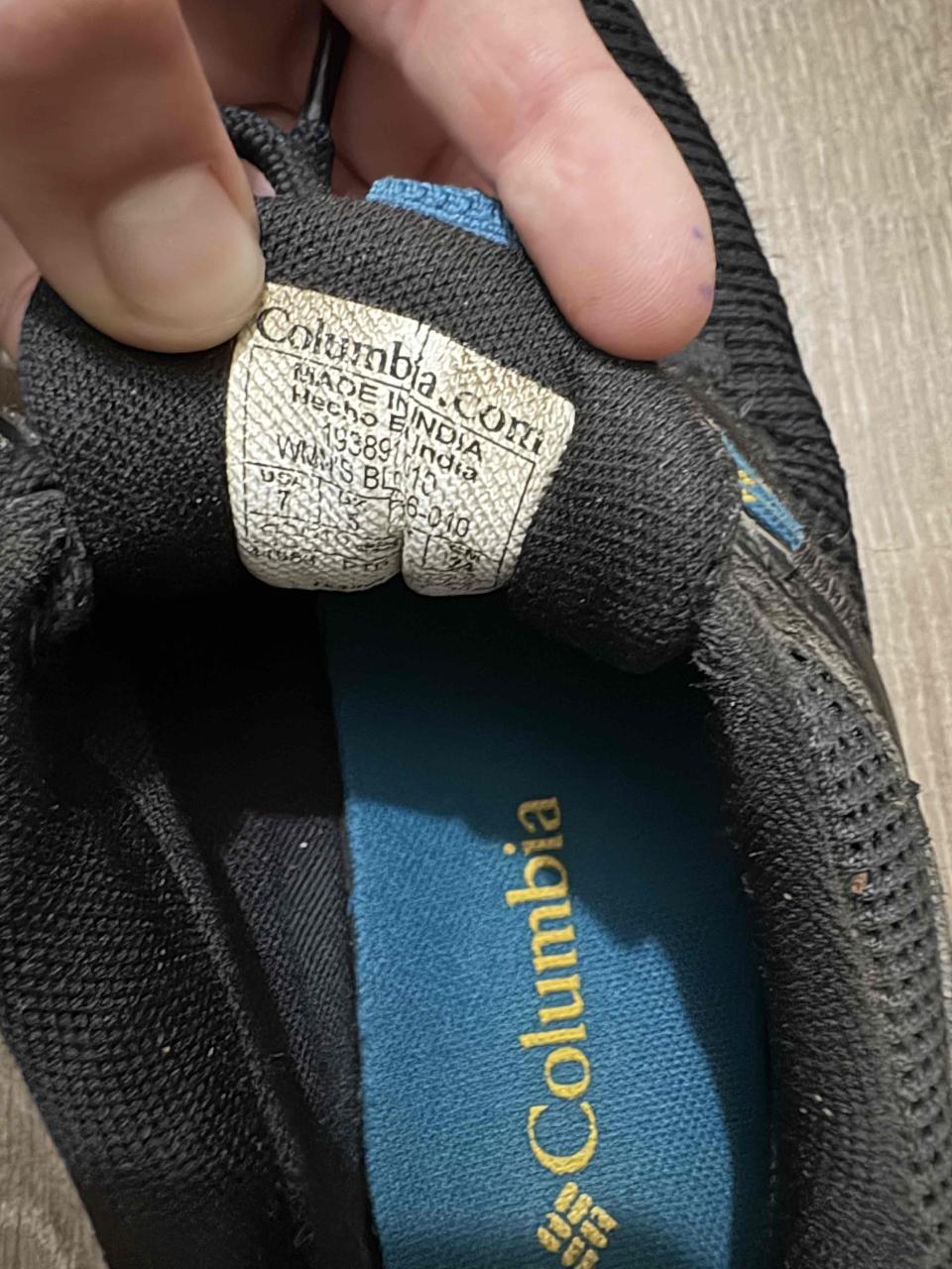 Zapatillas Columbia negras y azules - miniatura 3