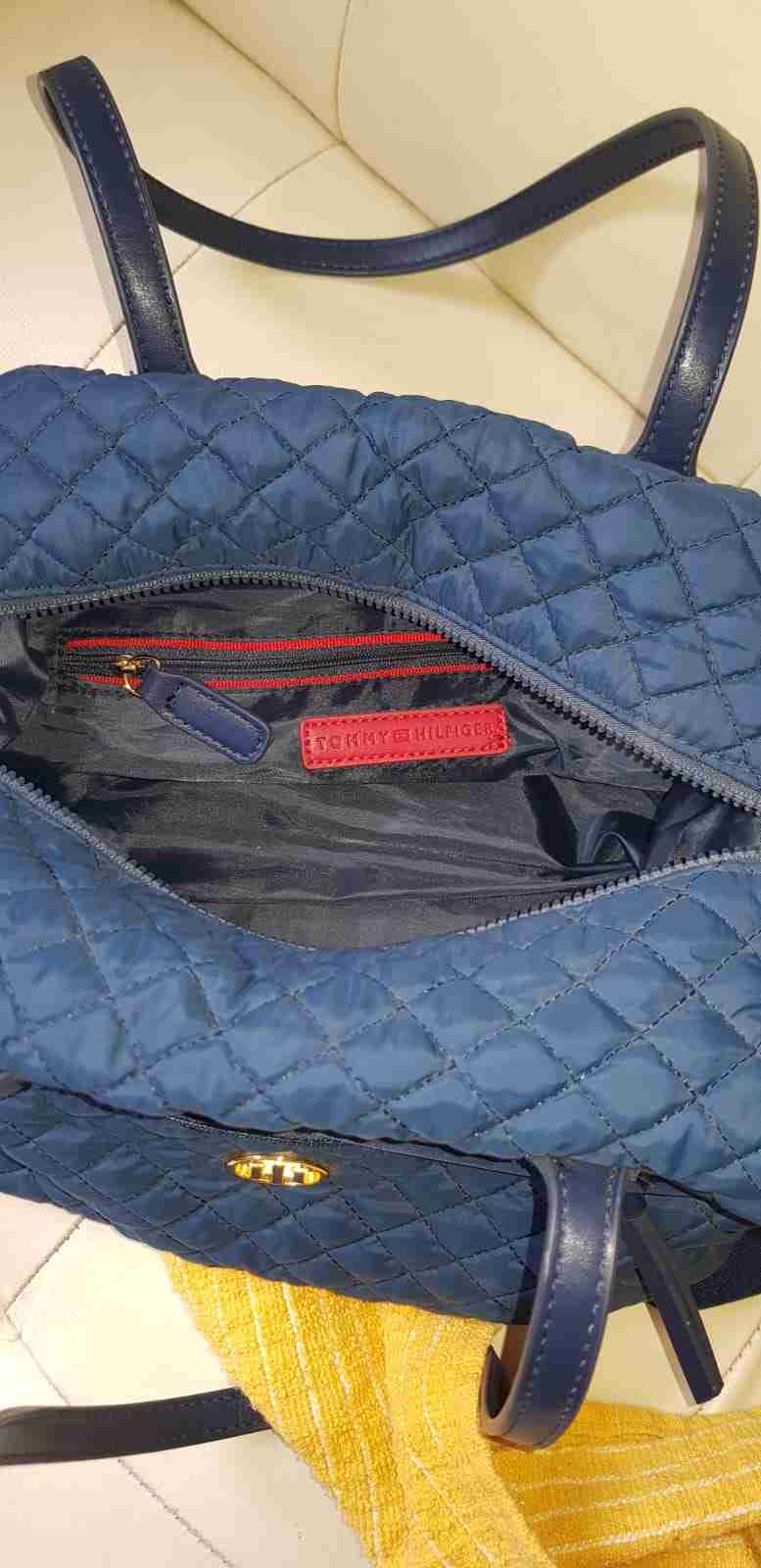 Cartera/bolso azul acolchado Thommy Hilfiger - miniatura 4
