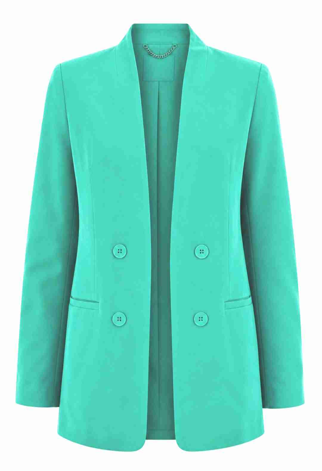 Blazer Largo IO Verde Turquesa/Mod.160202230601274 - miniatura 4