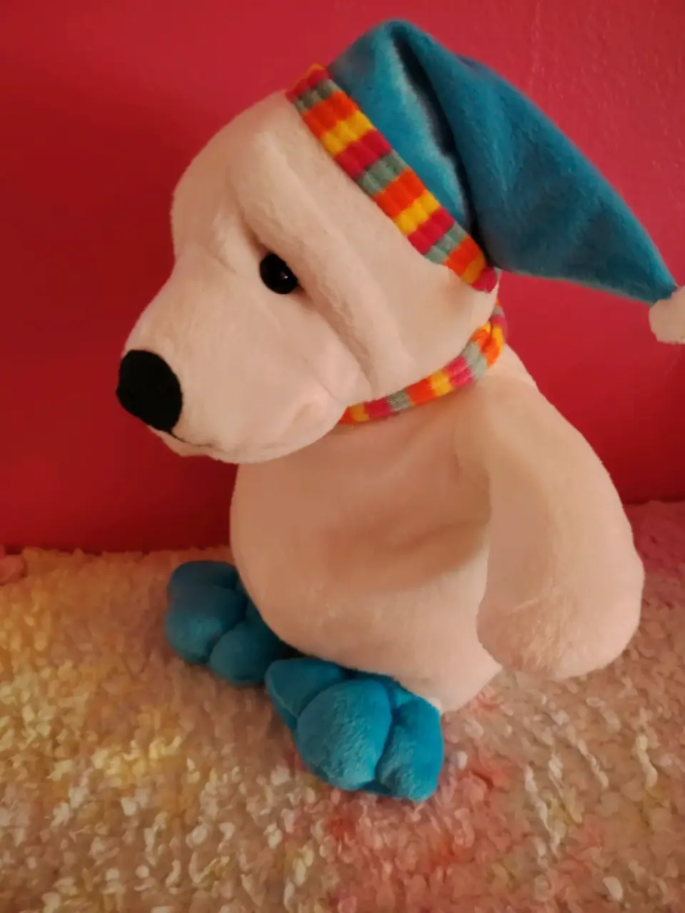 Peluche oso polar con gorro - miniatura 3