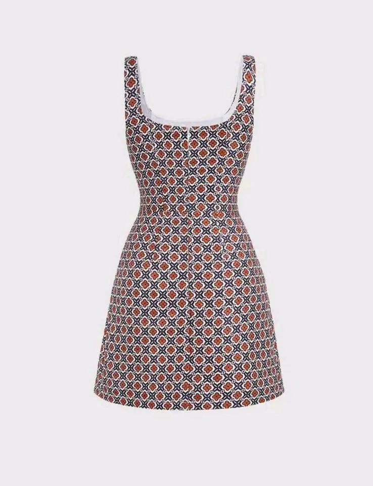 Vestido estampado geométrico S marca Mod - miniatura 2
