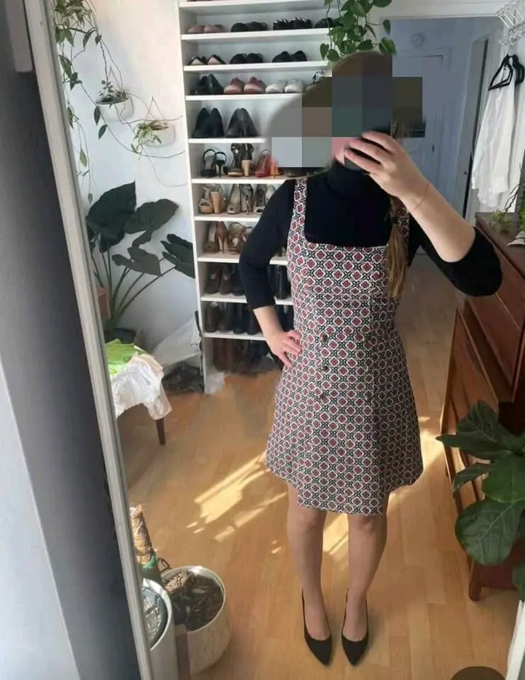 Vestido estampado geométrico S marca Mod - miniatura 4