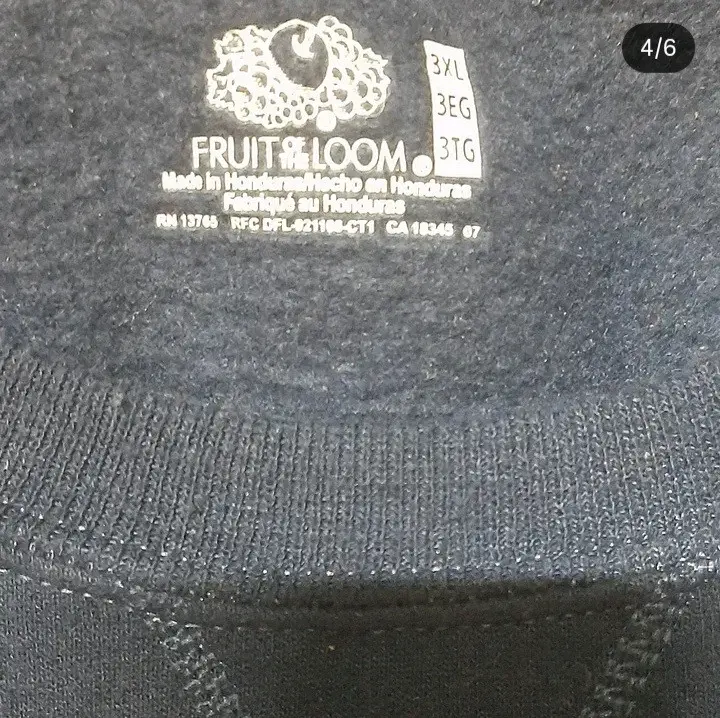 Polerón azul oscuro unisex - miniatura 3