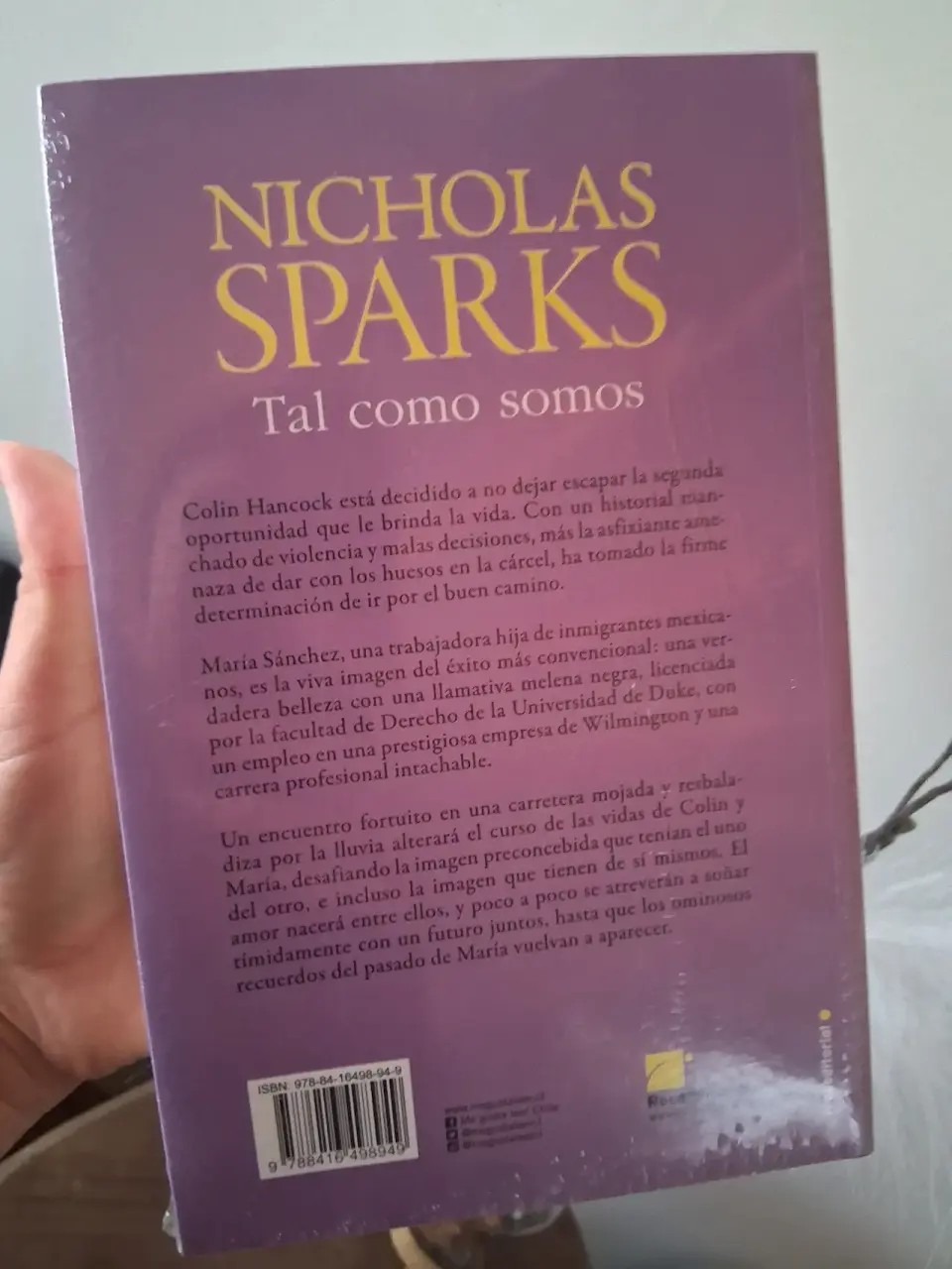 Libro 'Tal como somos' Nicholas Sparks - miniatura 3