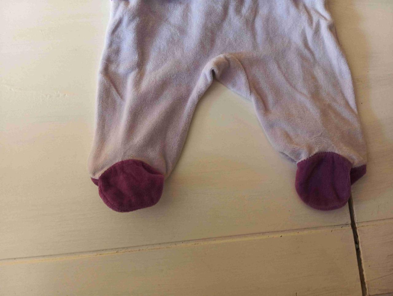 Pijama bebé (RN) con bordado osito - miniatura 3