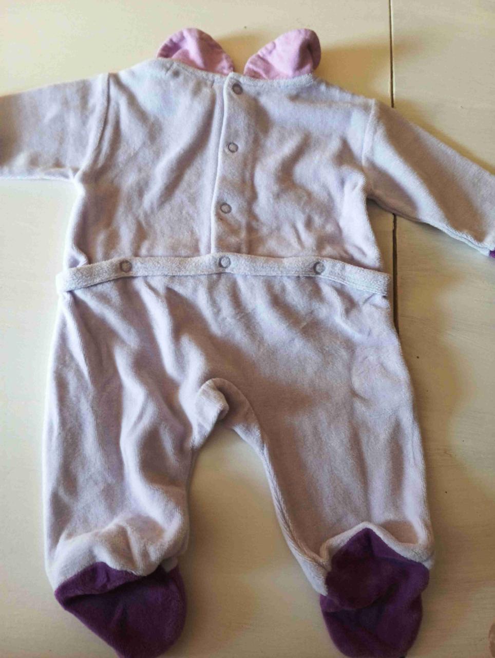 Pijama bebé (RN) con bordado osito - miniatura 4