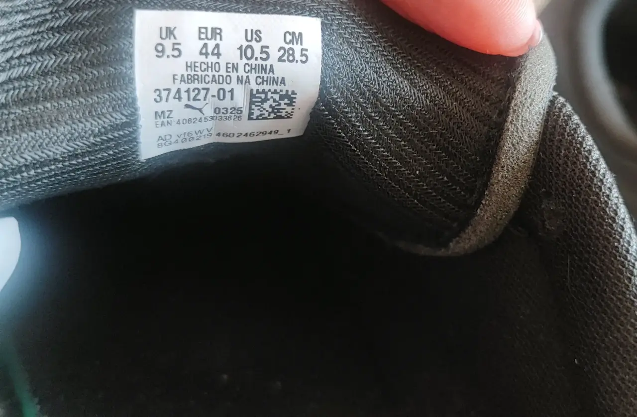 Zapatillas negras deportivas Puma - miniatura 4
