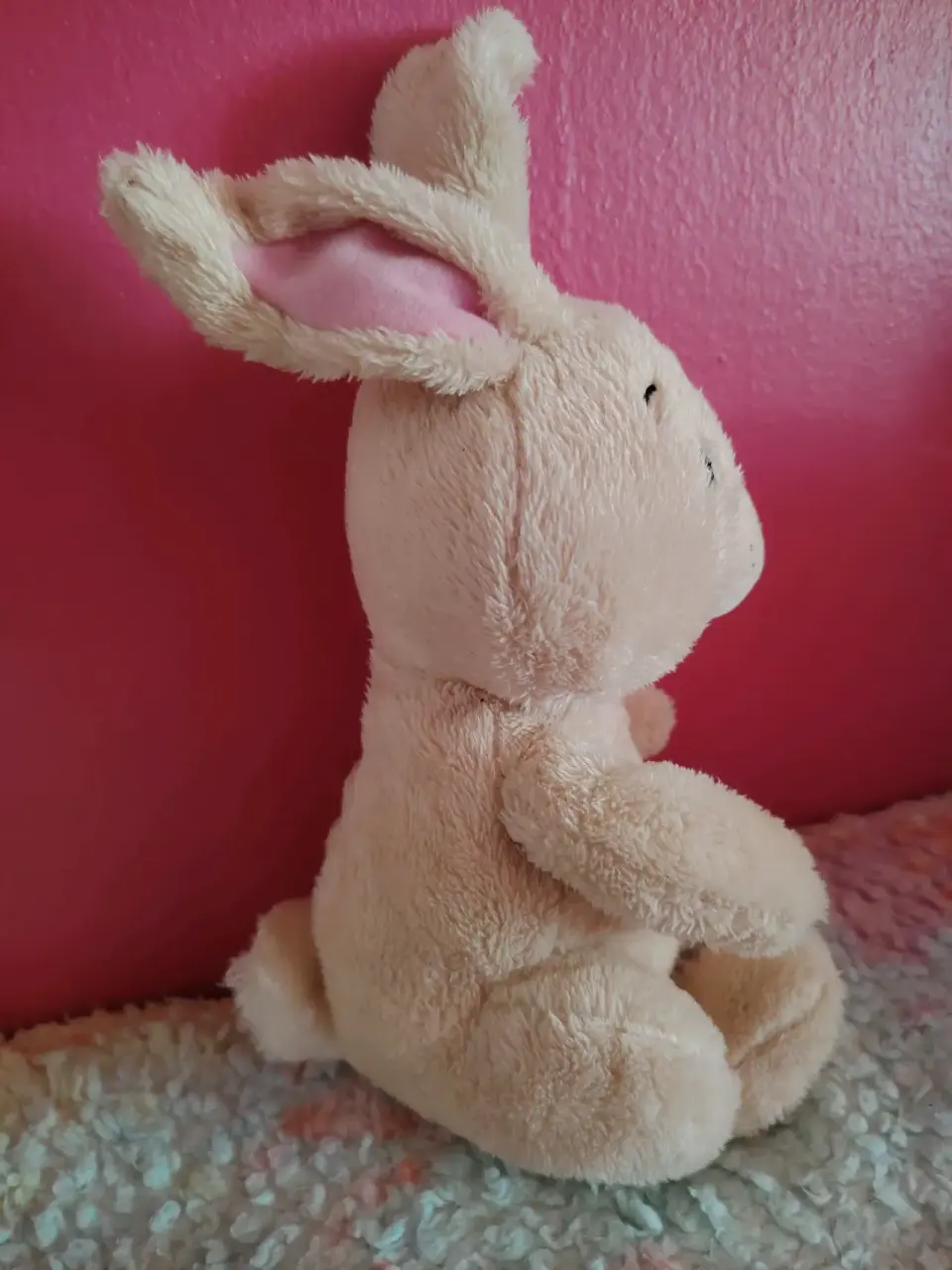 Peluche conejo crema suave - miniatura 2
