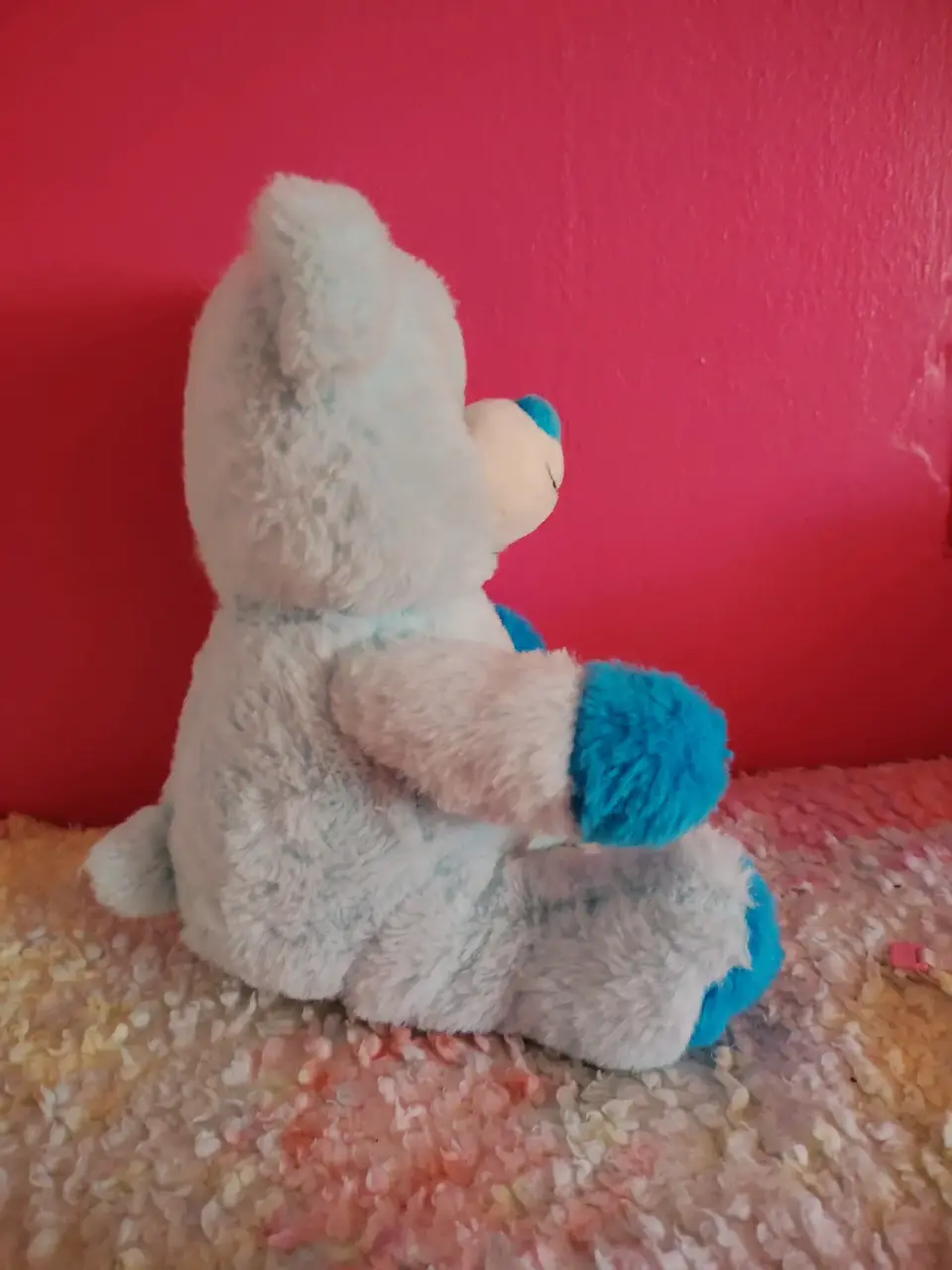 Osito de peluche celeste - miniatura 3