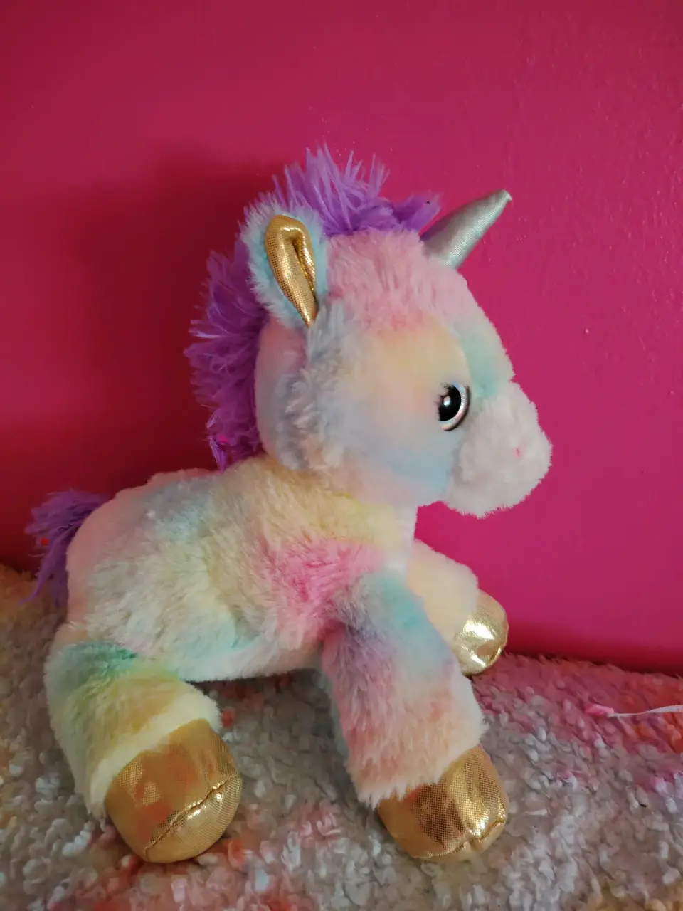 Peluche unicornio arcoíris - miniatura 2