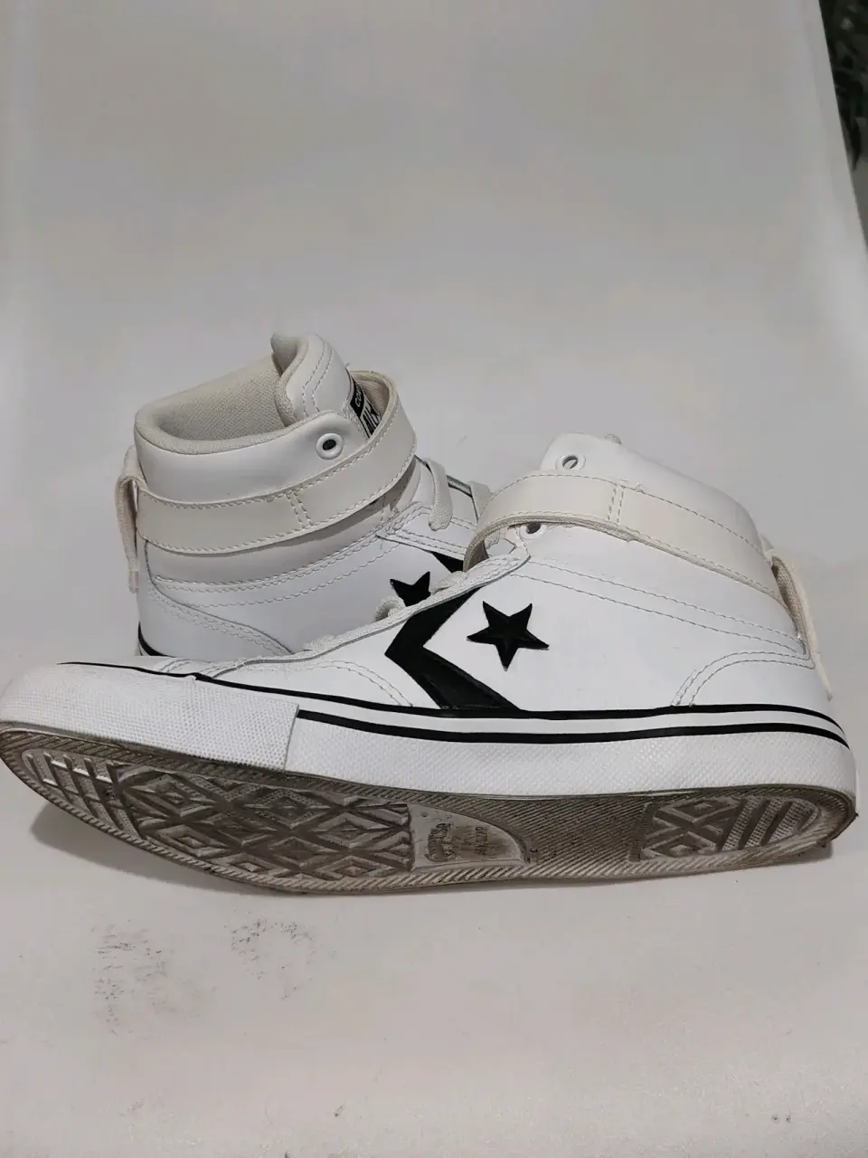 Zapatillas blancas Converse altas - miniatura 6