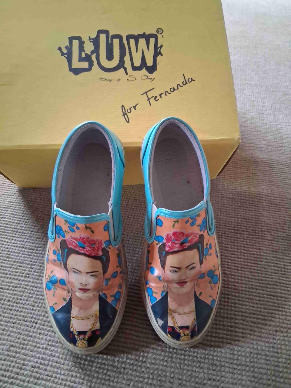 Zapatillas arte Frida Kahlo. TURQUÍA - miniatura 2