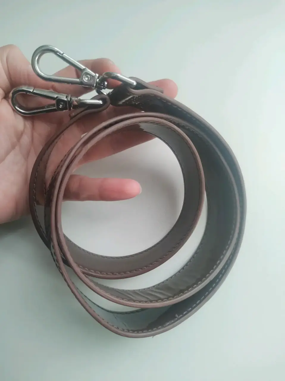 Correa strap de bolso marrón - miniatura 2