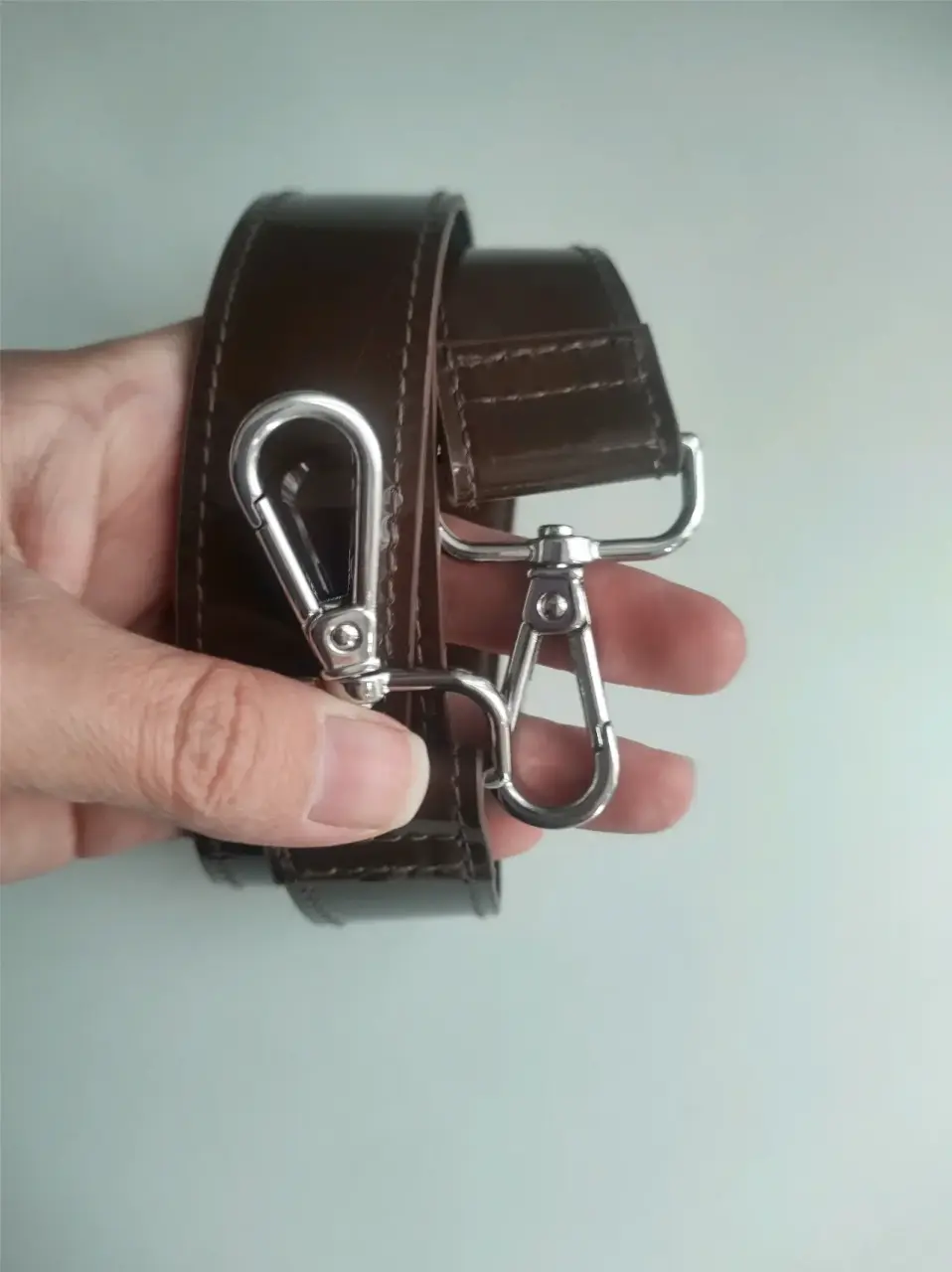 Correa strap de bolso marrón - miniatura 3