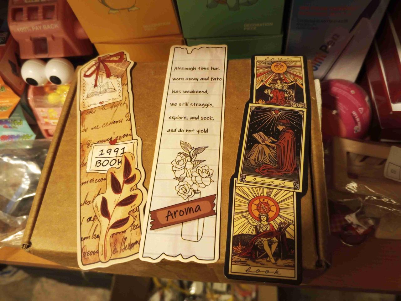 Set de 6 marcapáginas decorativos - miniatura 3
