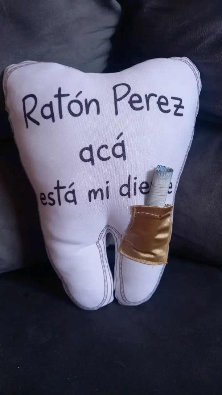 Cojín Ratón Pérez diente - miniatura 3