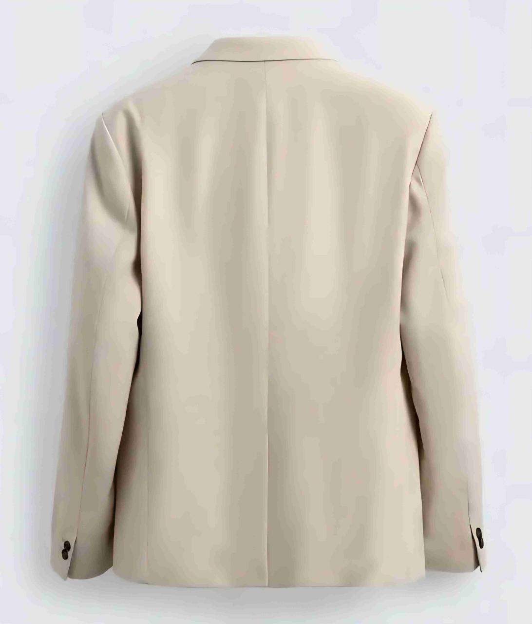 Blazer Traje de Hombre, Color Crudo, Liviano, Zara - miniatura 2