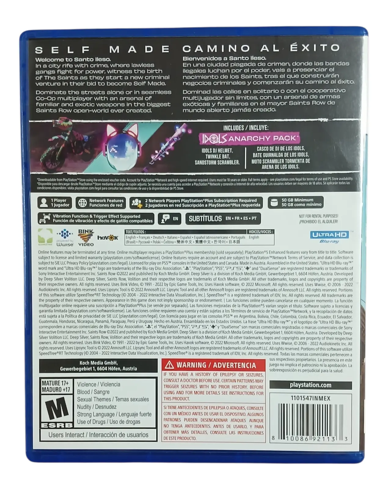 Juego PS5 Saints Row Day One Edition - miniatura 3