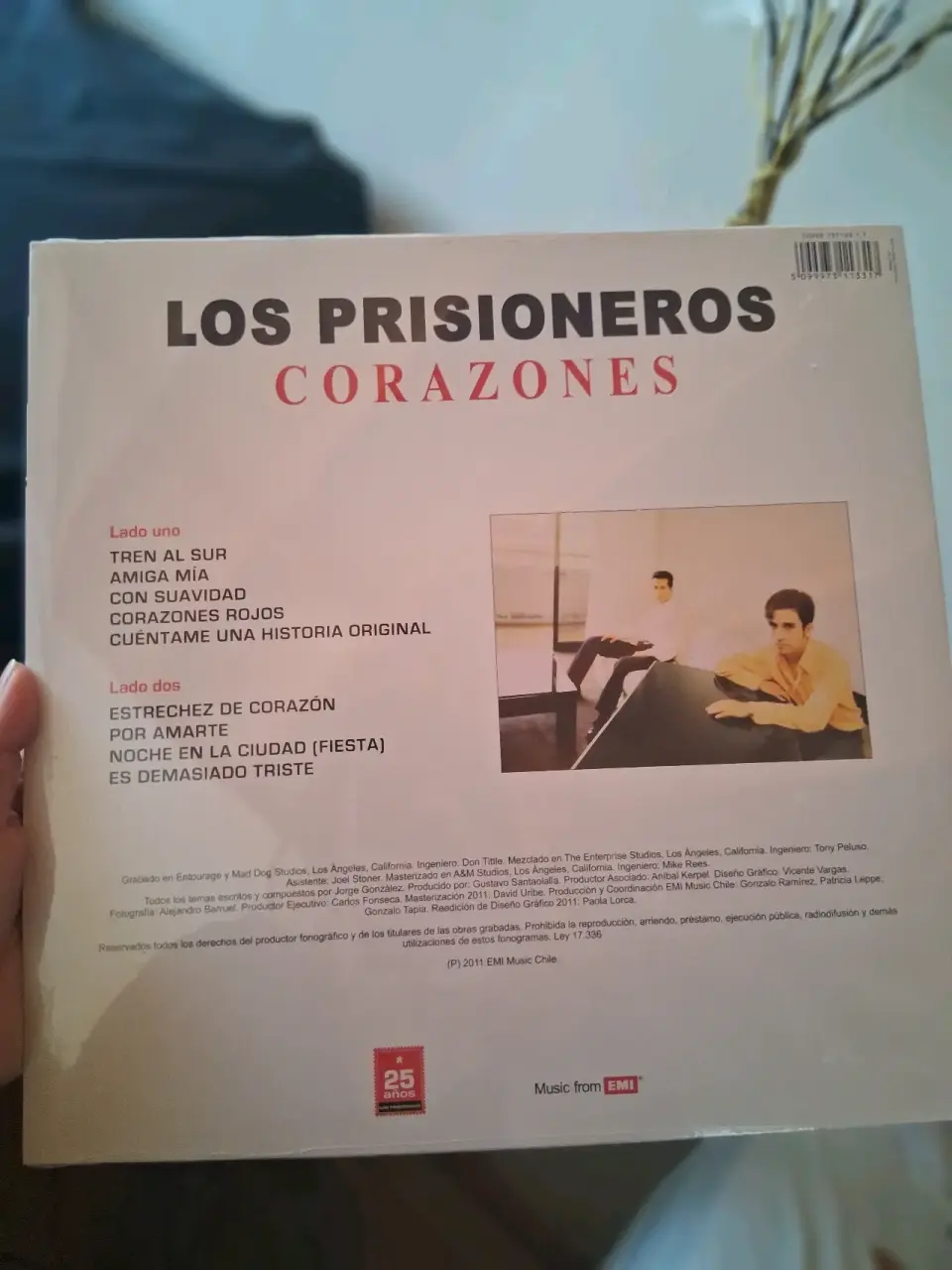 Vinilo Los Prisioneros Corazones - miniatura 3