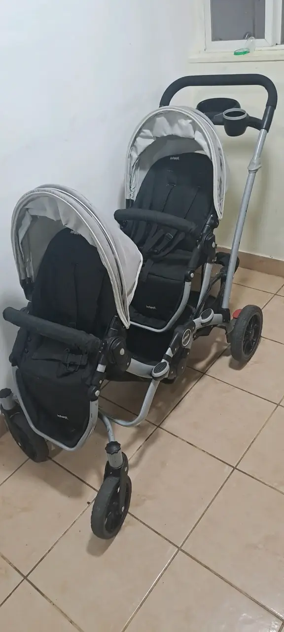 Coche doble para bebé - miniatura 2