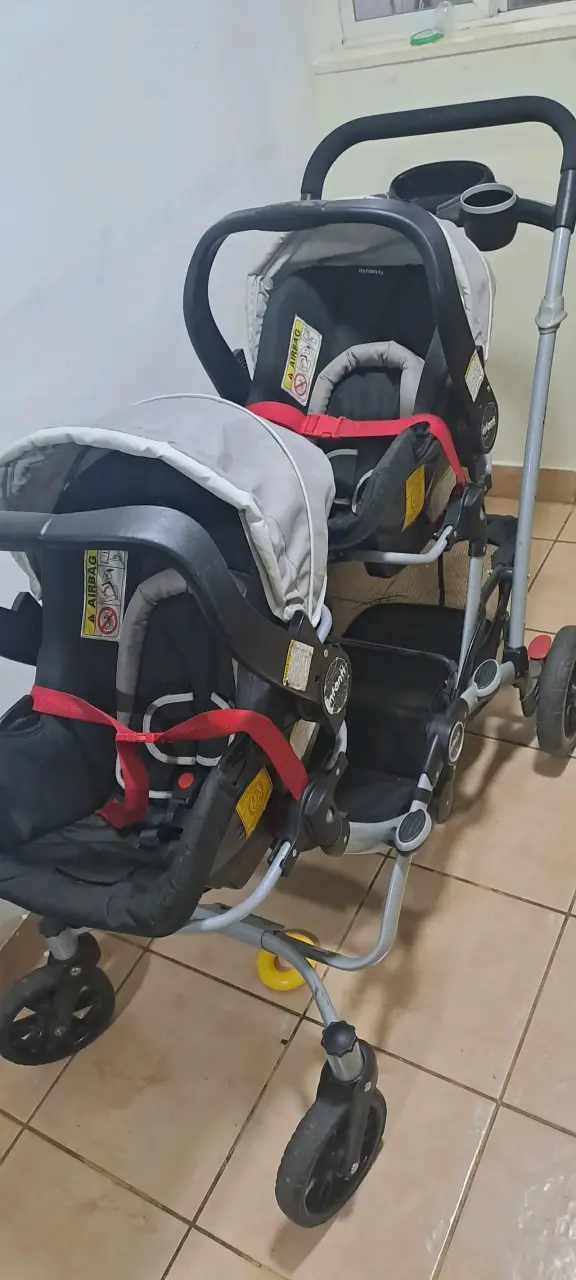Coche doble para bebé - miniatura 4
