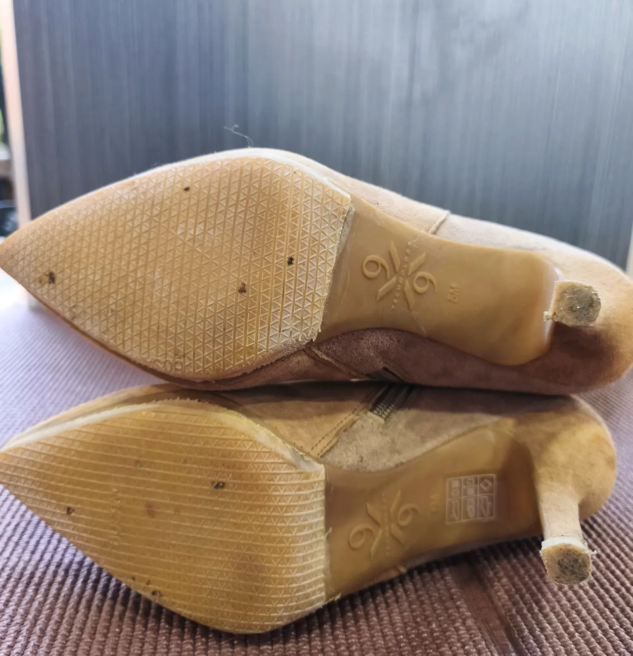 Botas altas de gamuza marrón - miniatura 3