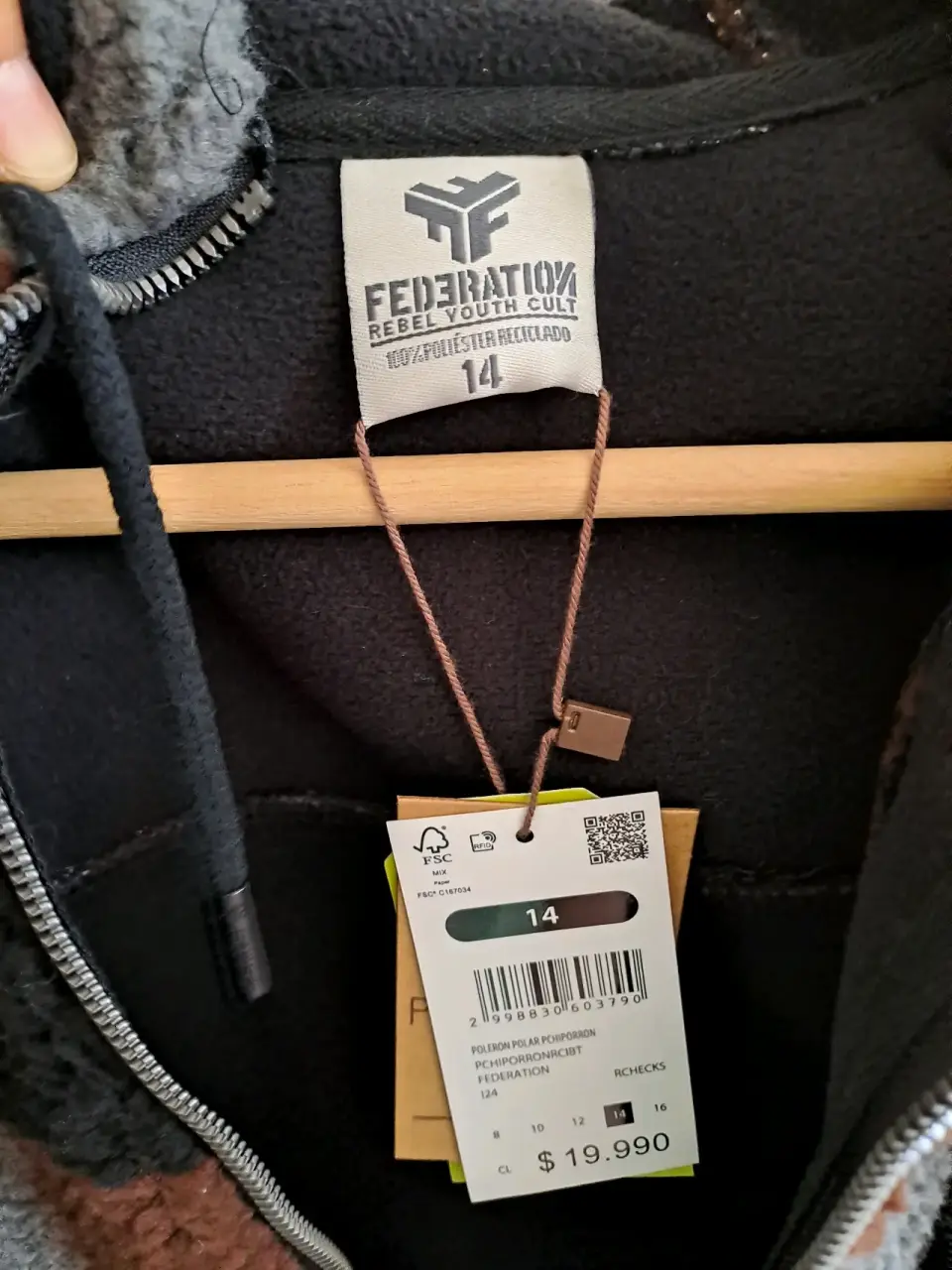 Chaquetón chiporro niño talla 14 - miniatura 2