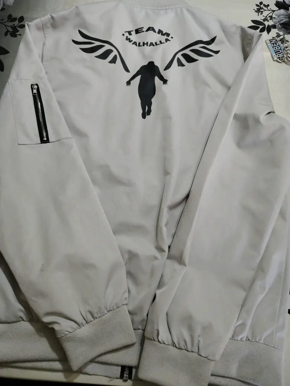 Chaqueta beige personalizada - miniatura 1