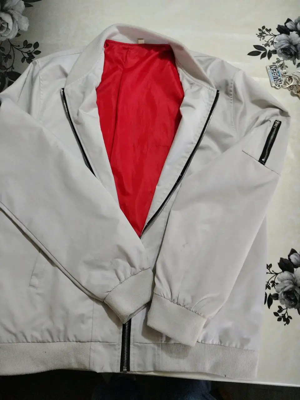 Chaqueta beige personalizada - miniatura 2