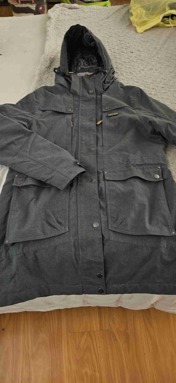 Parka gris Lippi con capucha, impermeable. - miniatura 5