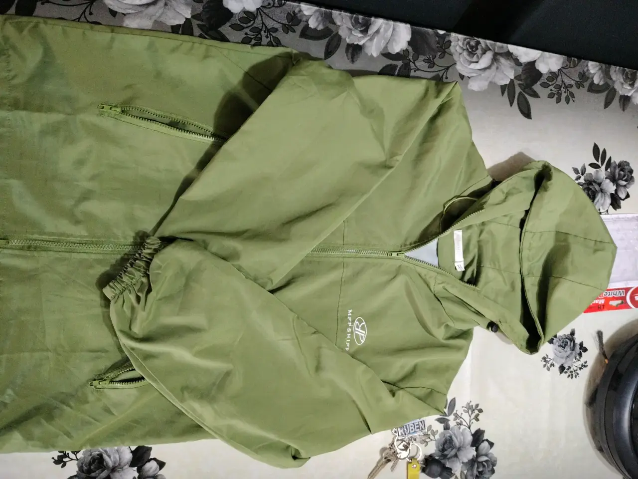 Cortaviento verde XL - miniatura 3