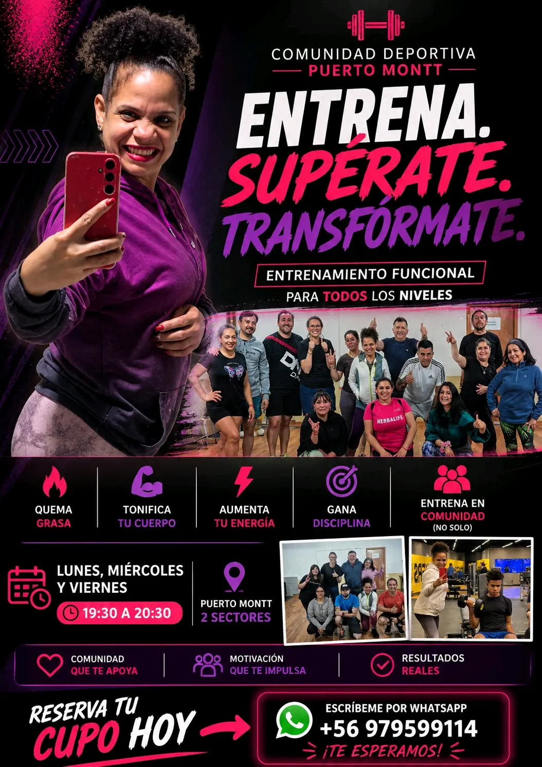 Entrenamiento Funcional presencial en Puerto Montt