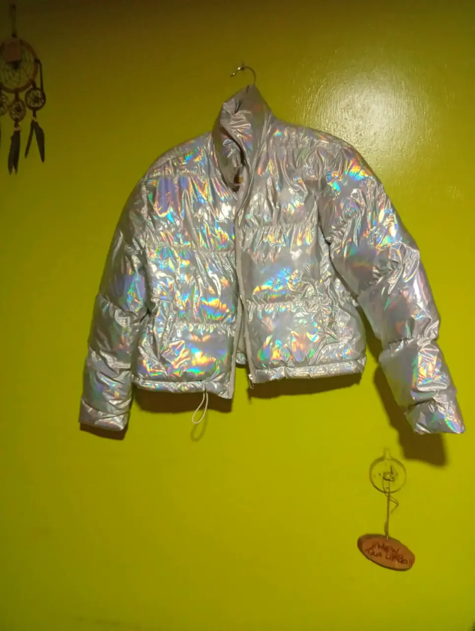 Chaqueta plateada reflectante - miniatura 3