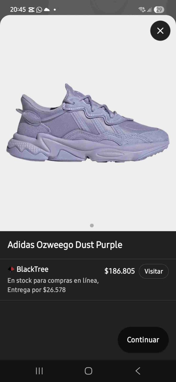 Zapatillas Adidas Ozweego Dust Purple - miniatura 1