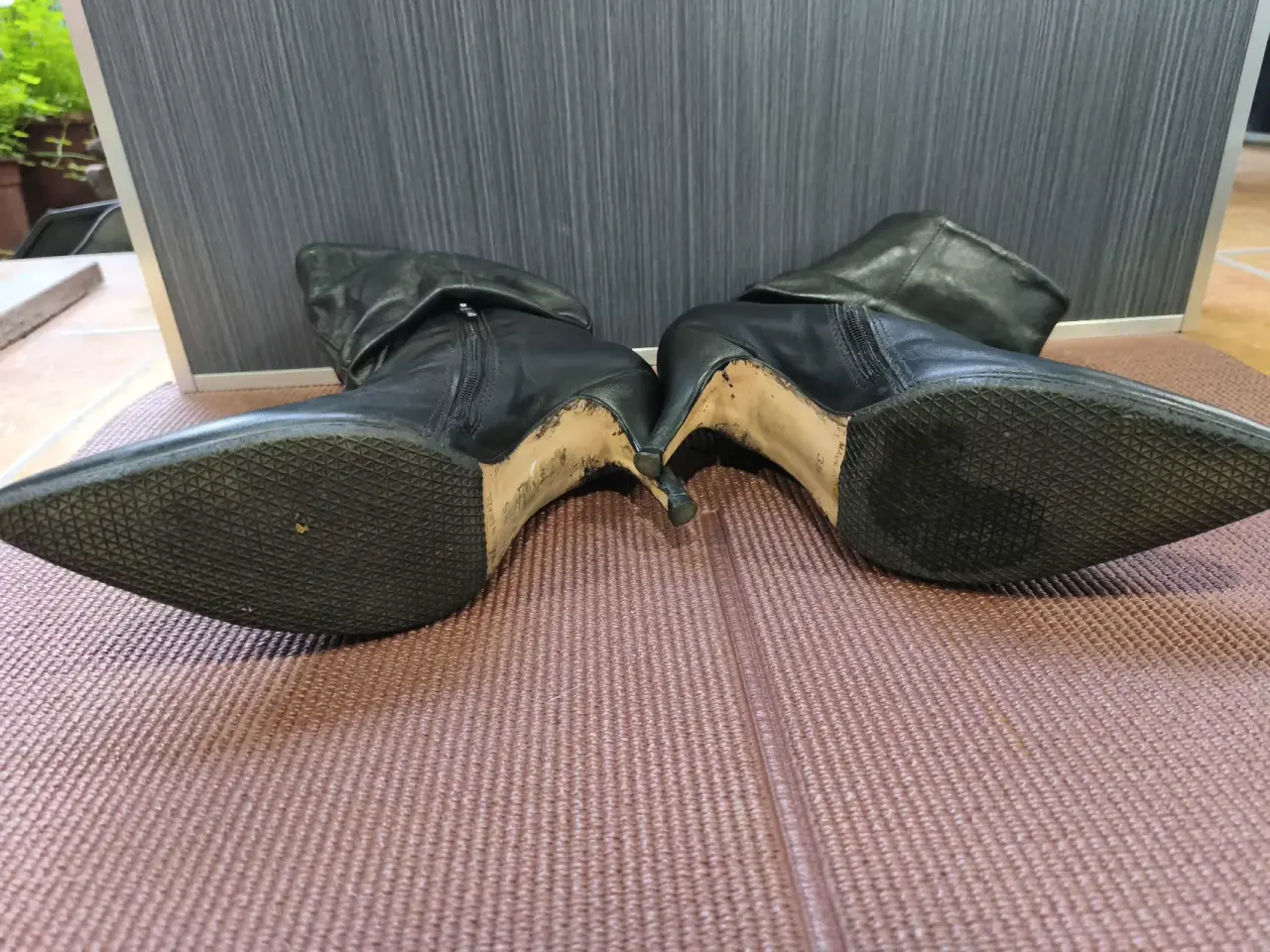 Botines taco alto negros - miniatura 4
