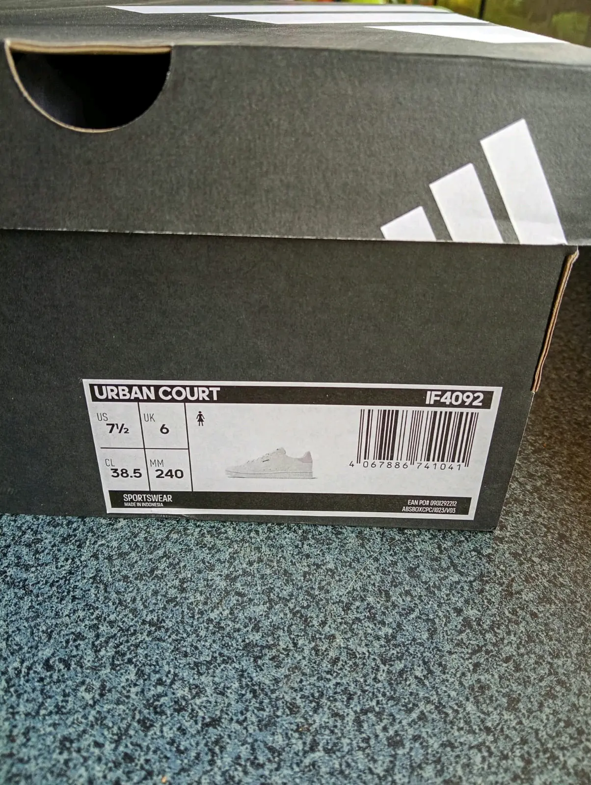 Zapatillas Adidas blancas con rosa - miniatura 5